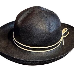 Beautiful Vintage Adolfo II NY/Paris Women’s Hat With A Rose Accent